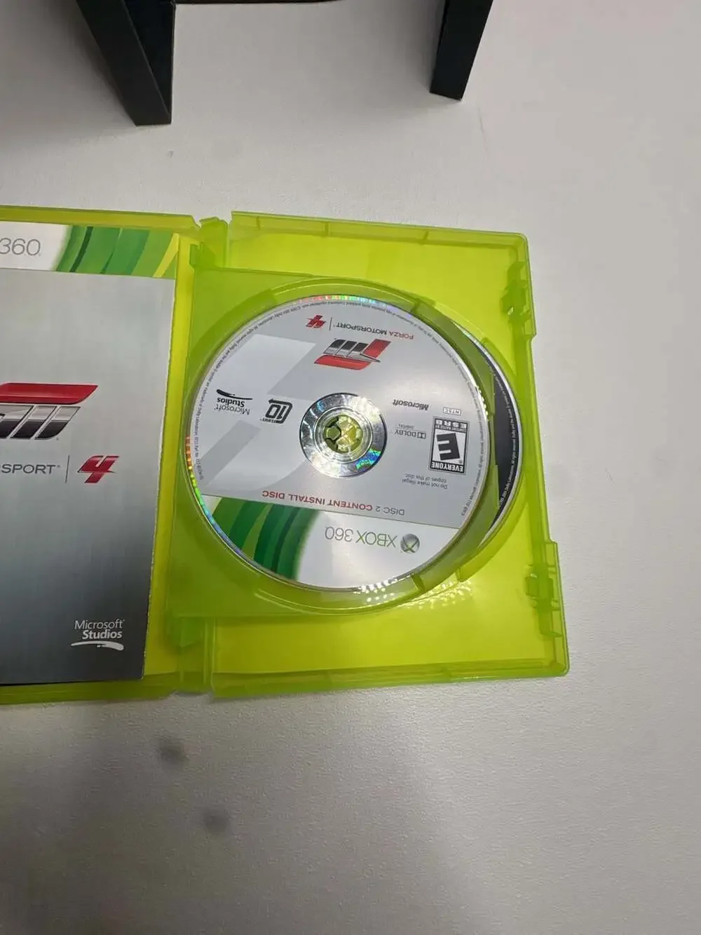 Forza Motorsport 4 Xbox 360 Video Game with Case and Manual